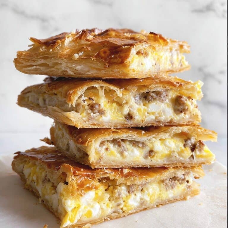 Breakfast Puff Pastry Bars Recipe