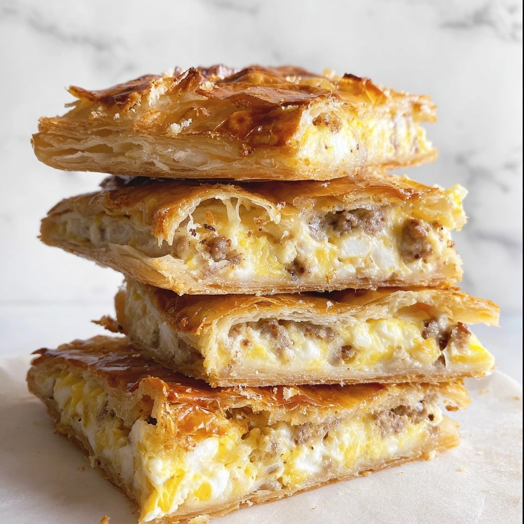 Breakfast Puff Pastry Bars Recipe
