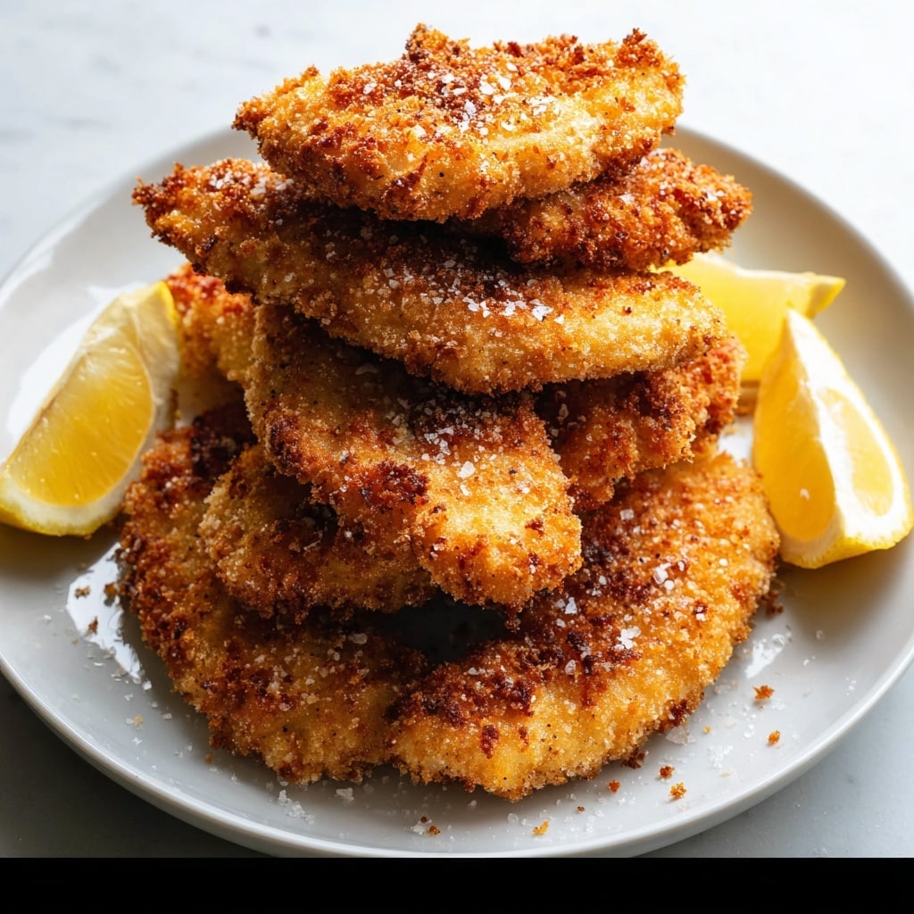 Crispy Air-Fried Chicken Cutlets Recipe - Recipe Image