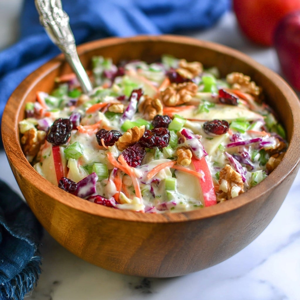 Easy Apple Cranberry Coleslaw Recipe - Recipe Image