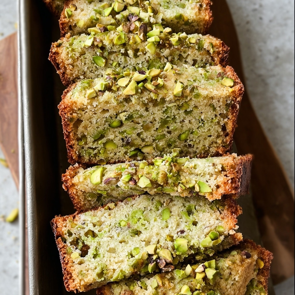 Pistachio Pudding Bread Recipe - Recipe Image