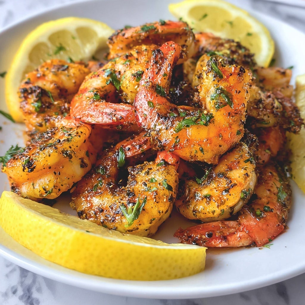 Air Fryer Shrimp with Dill and Lemon Recipe - Recipe Image
