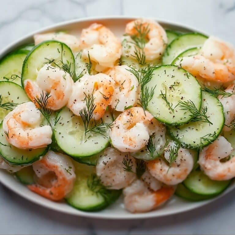 Creamy Cucumber Shrimp Salad Recipe
