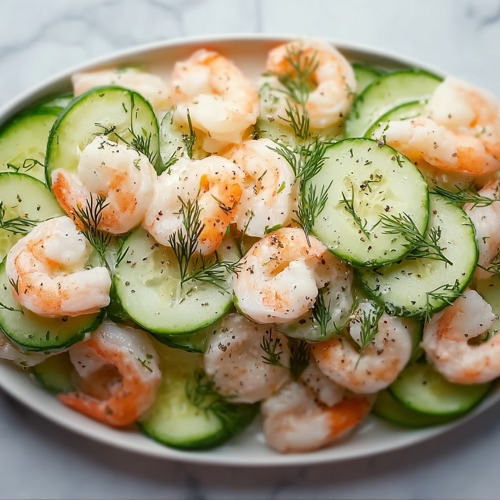 Creamy Cucumber Shrimp Salad Recipe