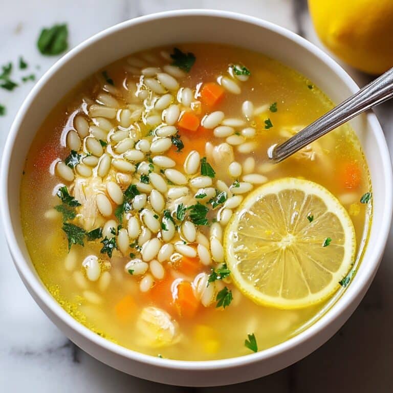 Lemon Orzo Soup Recipe for Comfort Recipe