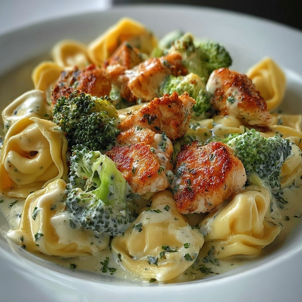Garlic Parmesan Chicken Tortellini: A Delicious & Easy Recipe - Recipe Image