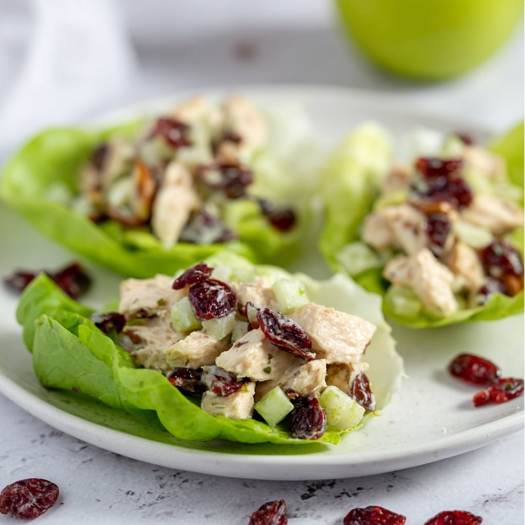 Easy Cranberry Pecan Chicken Salad Recipe - Recipe Image