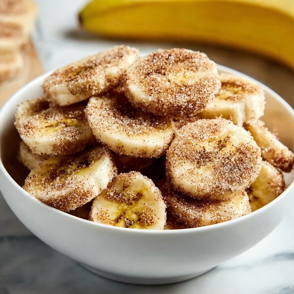 Cinnamon-Sugar Air Fryer Banana Chips Recipe - Recipe Image