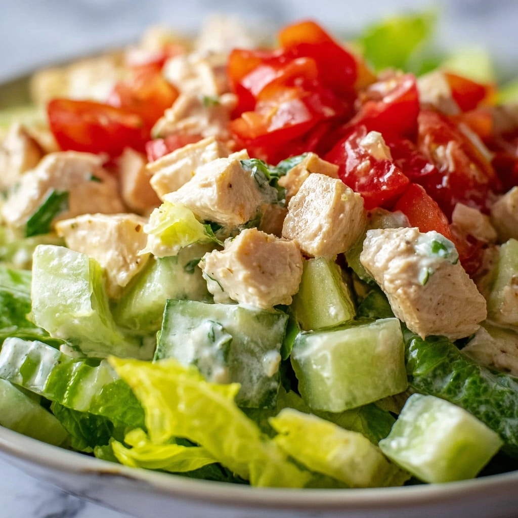 Cucumber Chicken Salad Recipe - Recipe Image