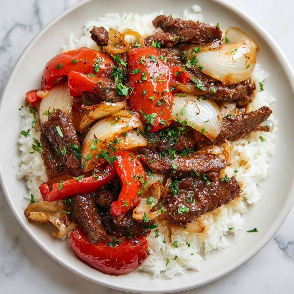 High-Protein Beijing Beef Rice Bowls Recipe - Recipe Image