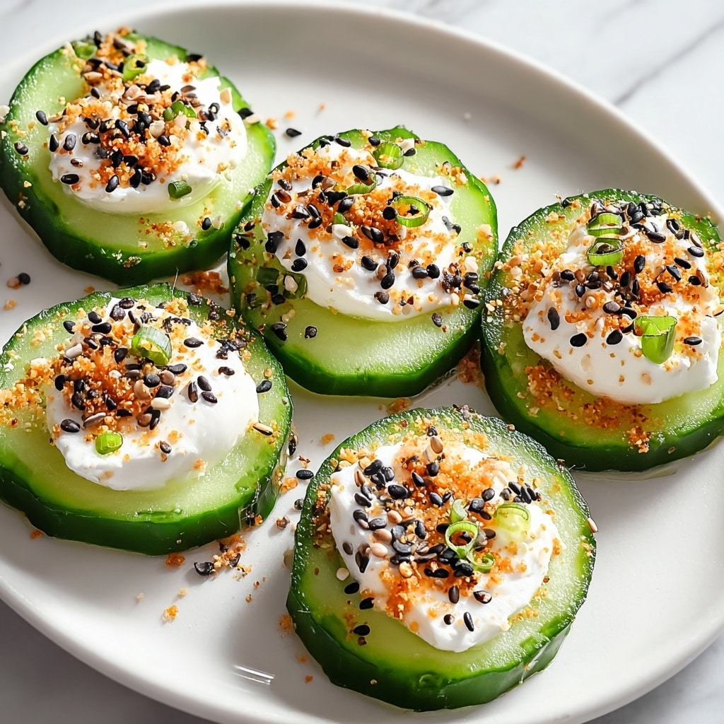 Everything Bagel Cucumber Bites Recipe - Recipe Image
