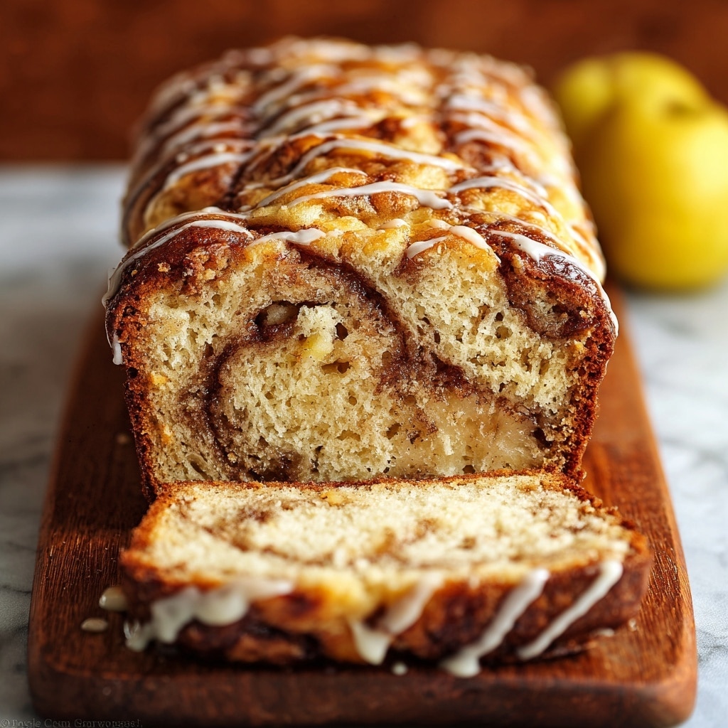 Cinnamon Swirl Apple Fritter Bread Recipe - Recipe Image
