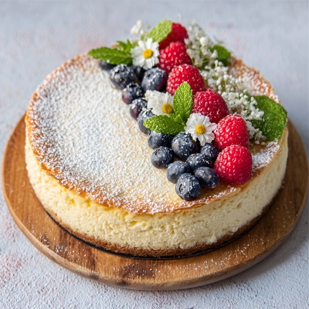Crustless Lemon Tart Recipe