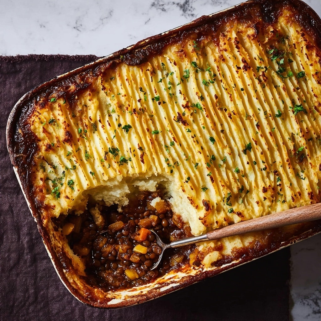 Shiitake Cottage Pie with Cauliflower Mash Recipe