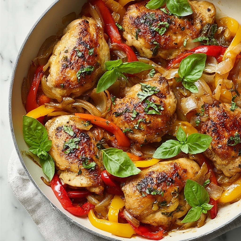 Savory Italian Chicken with Peppers and Meat Recipe - Recipe Image