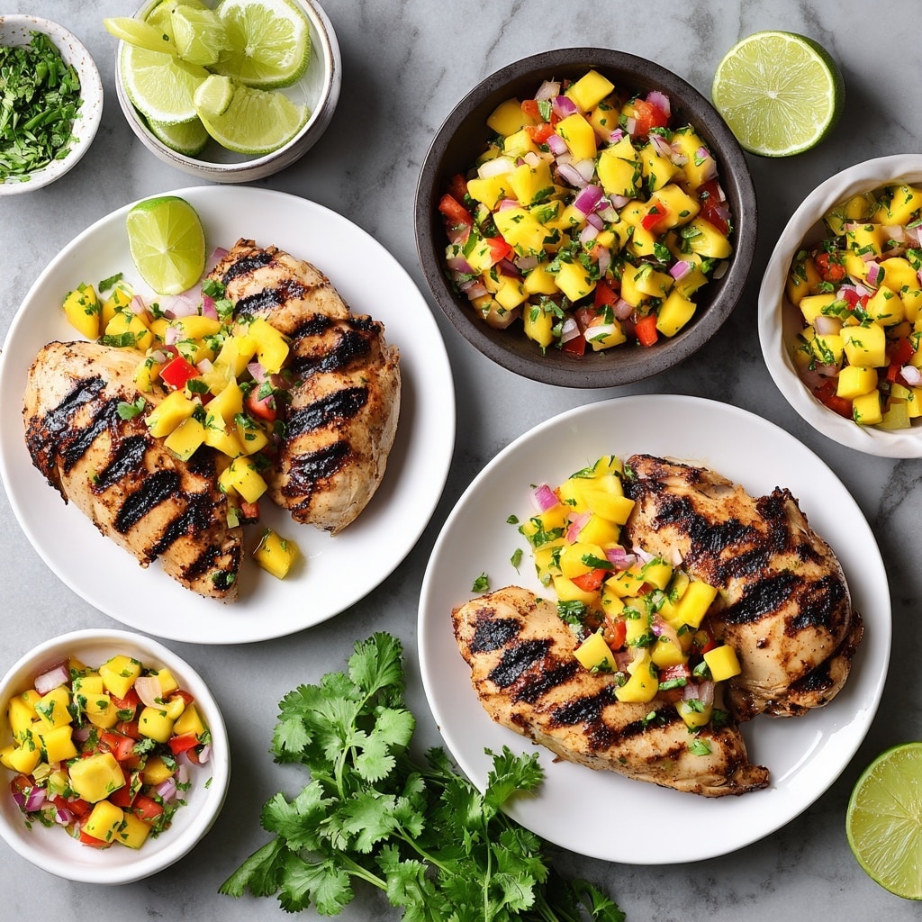 Grilled Chicken with Mango Salsa Recipe - Recipe Image