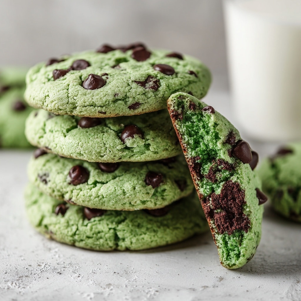 Refreshing Mint Chocolate Chunk Cookies Recipe - Recipe Image