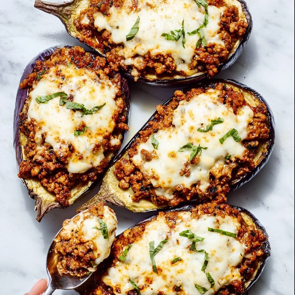 Healthy Quinoa Stuffed Eggplant Recipe - Recipe Image