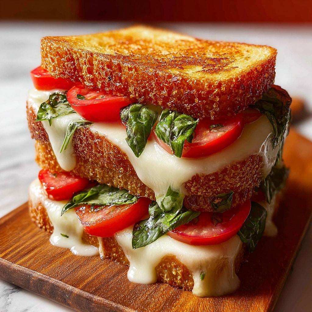 Caprese Grilled Cheese Sandwich Recipe - Recipe Image