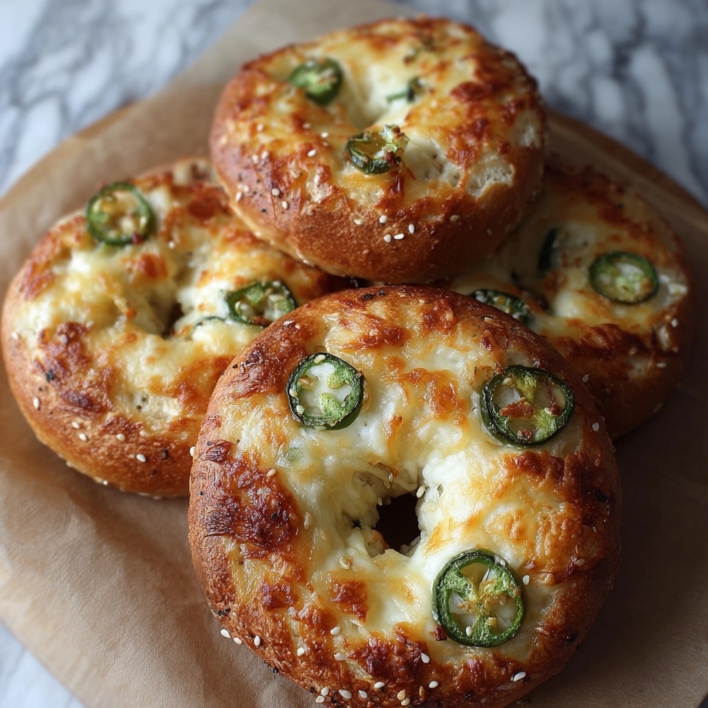 Jalapeno Cheddar Yogurt Bagels Recipe - Recipe Image