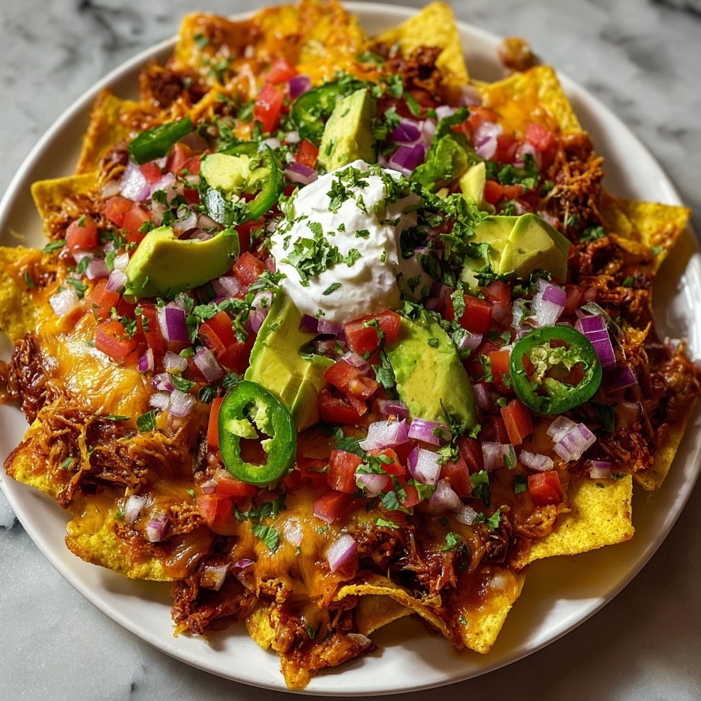 Loaded Chicken Nachos Feast Recipe - Recipe Image