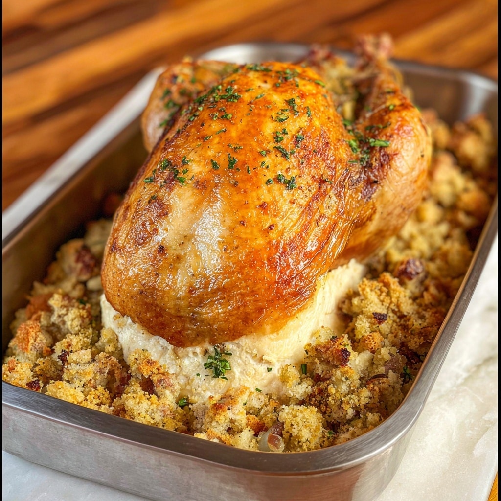 Southern Cornbread Dressing Recipe - Recipe Image