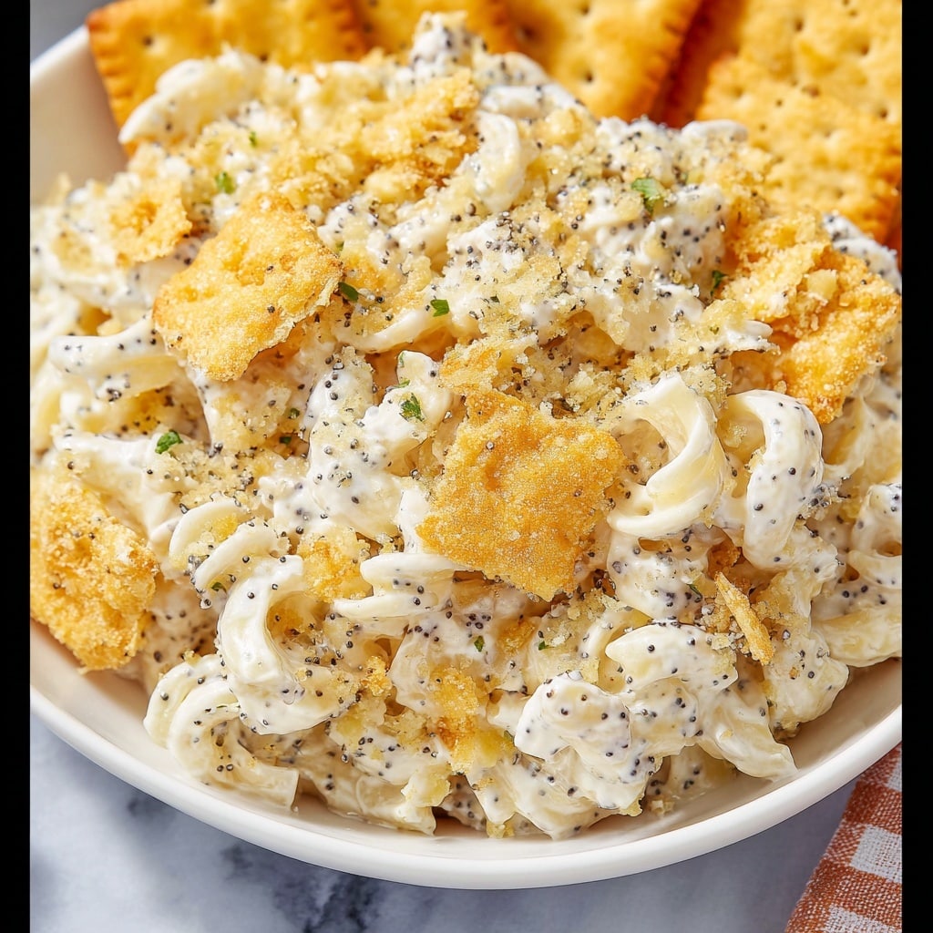 Poppy Seed Chicken Noodle Casserole Recipe - Recipe Image