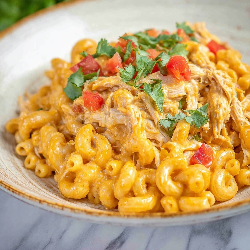 Slow Cooker Chicken Enchilada Pasta Recipe - Recipe Image