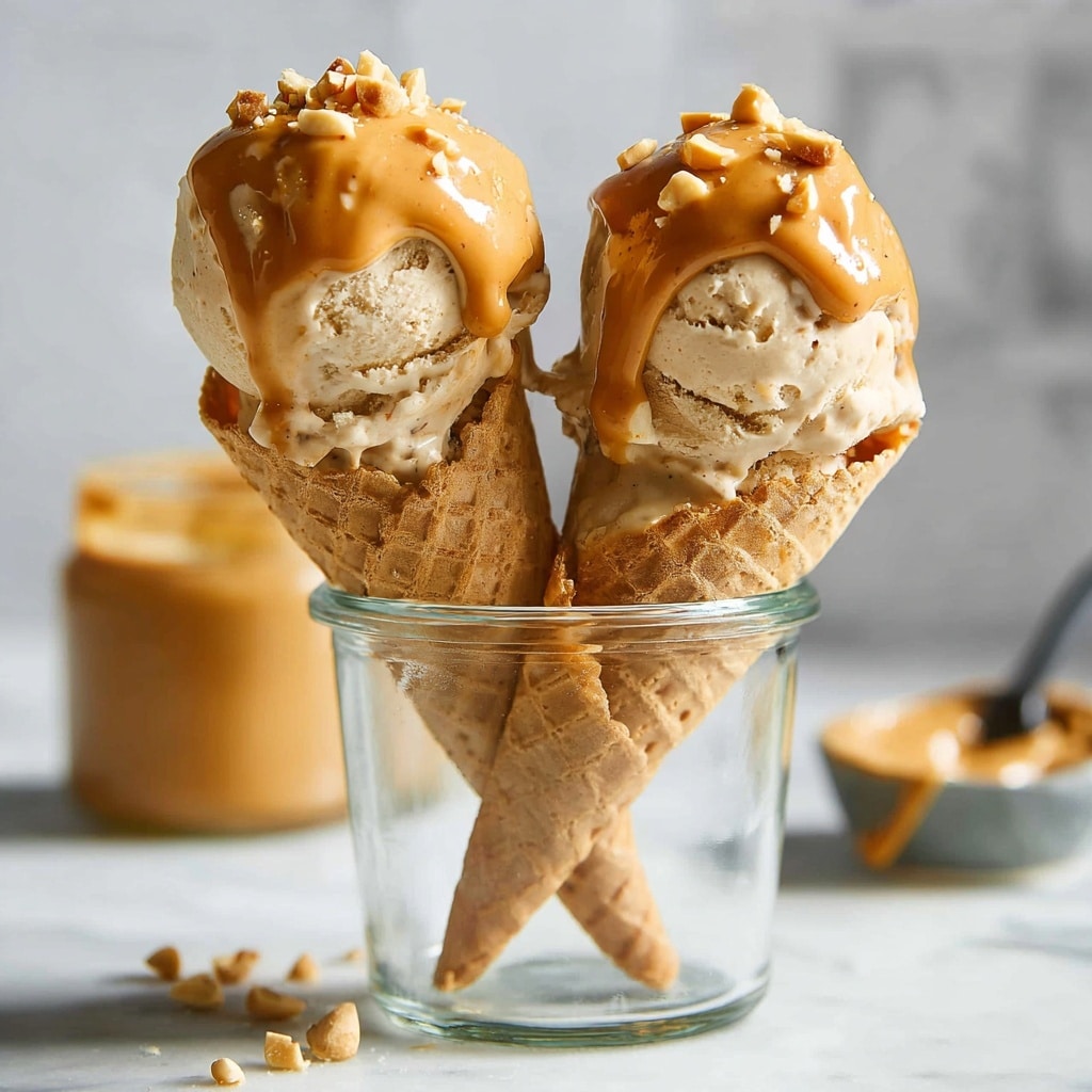 Vegan Peanut Butter Ice Cream Recipe - Recipe Image