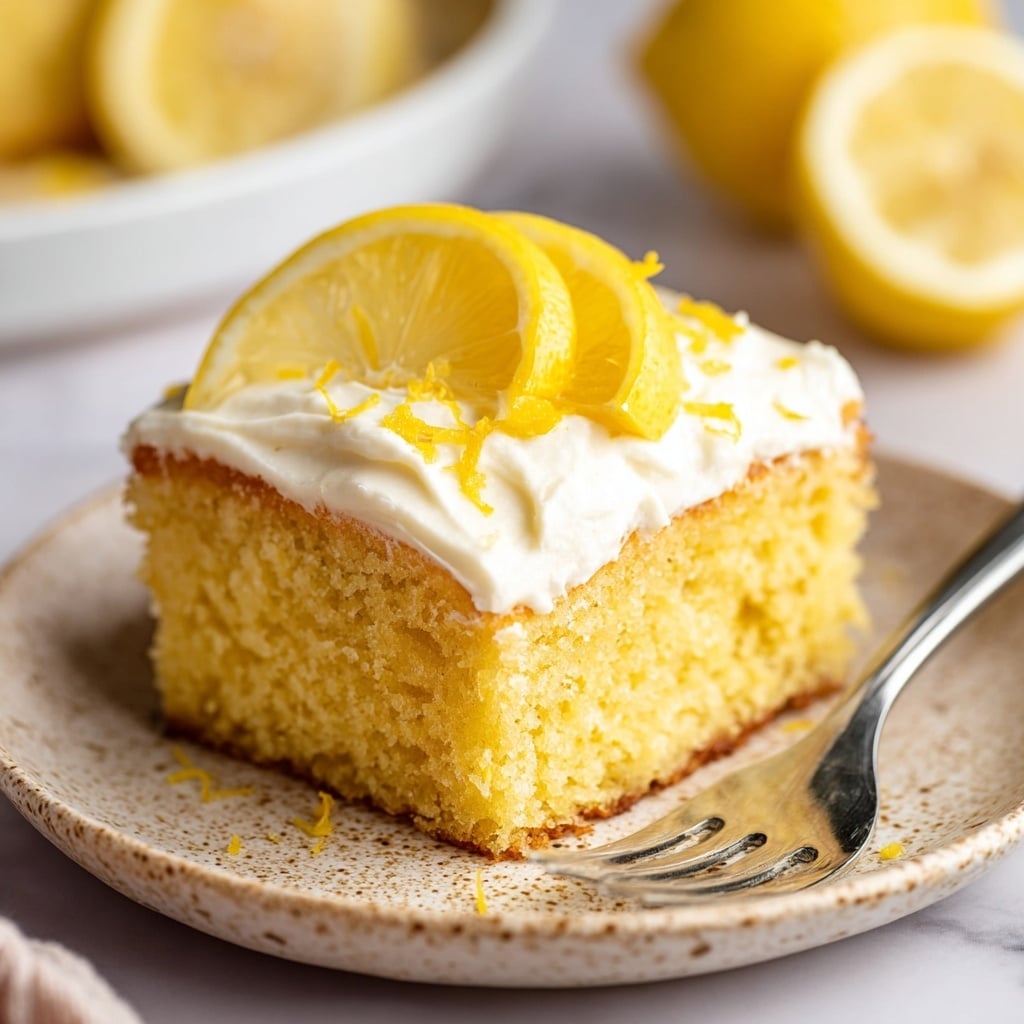 Vegan Lemon Drizzle Cake Recipe