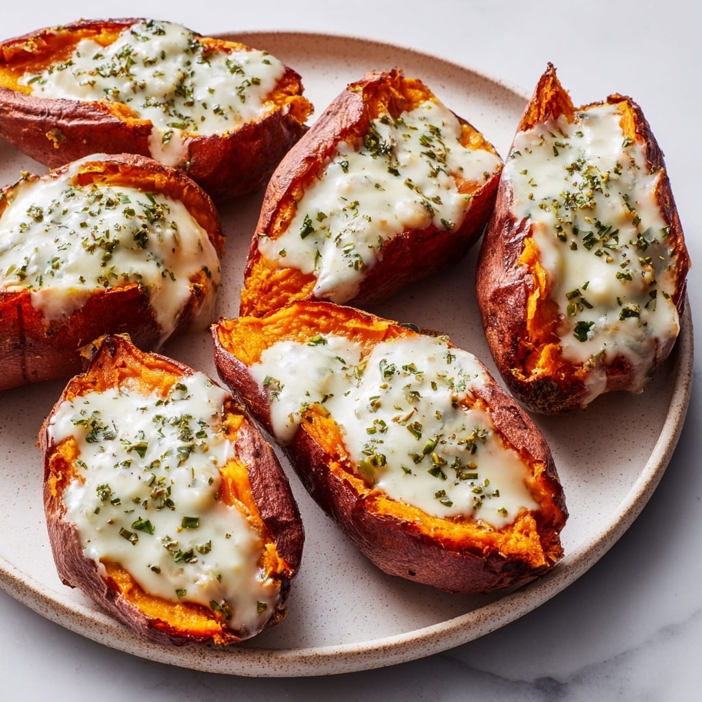 Buffalo Chicken Stuffed Sweet Potatoes Recipe - Recipe Image