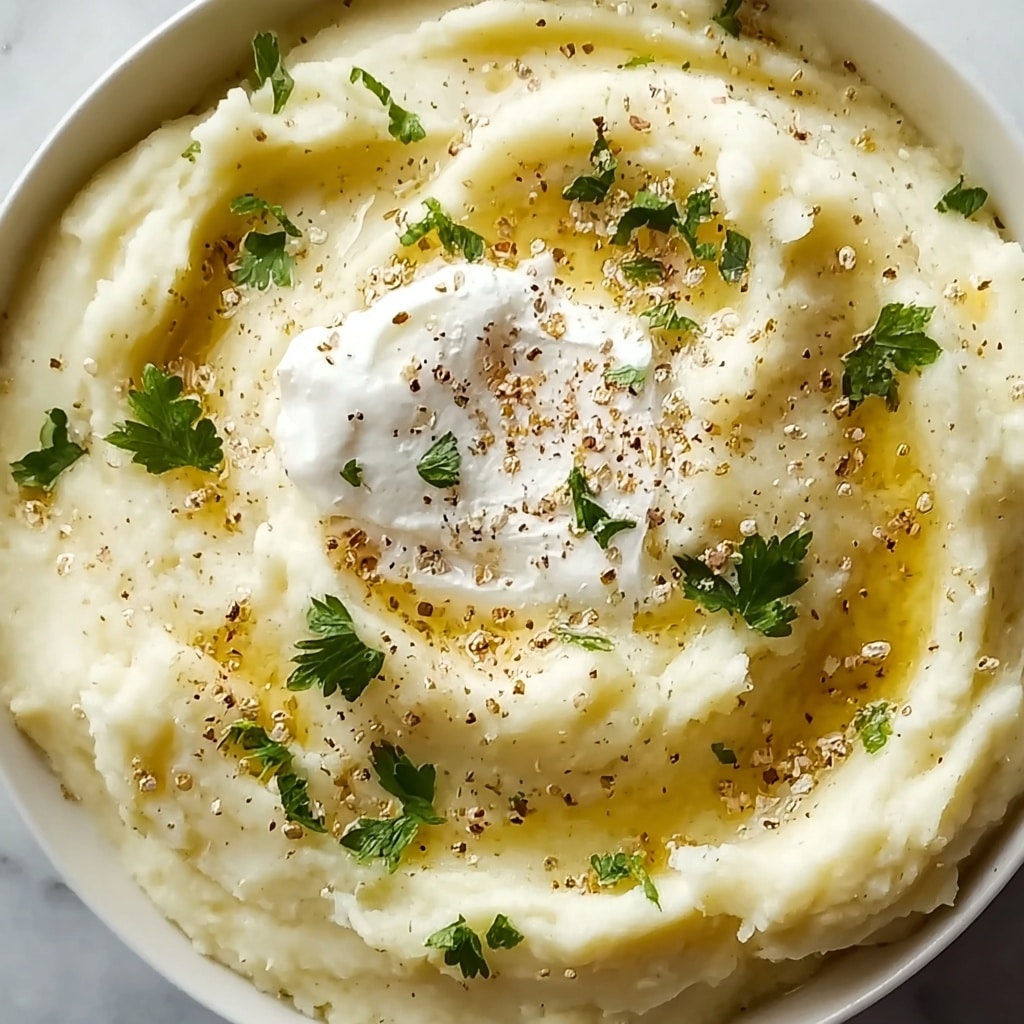 Mashed Cauliflower with Sour Cream (Low-Carb) Recipe - Recipe Image