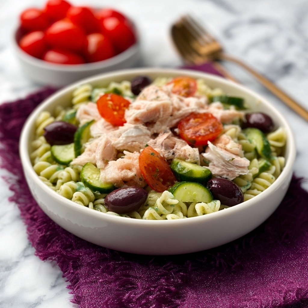 Seafood Pasta Salad with Shrimp & Crab Recipe - Recipe Image