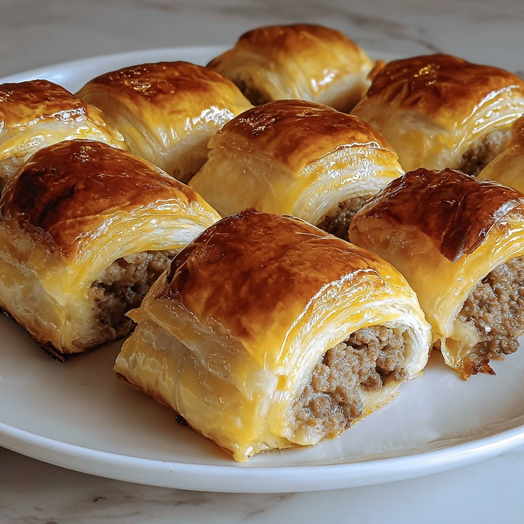 Breakfast Sausage Crescent Rolls Recipe - Recipe Image