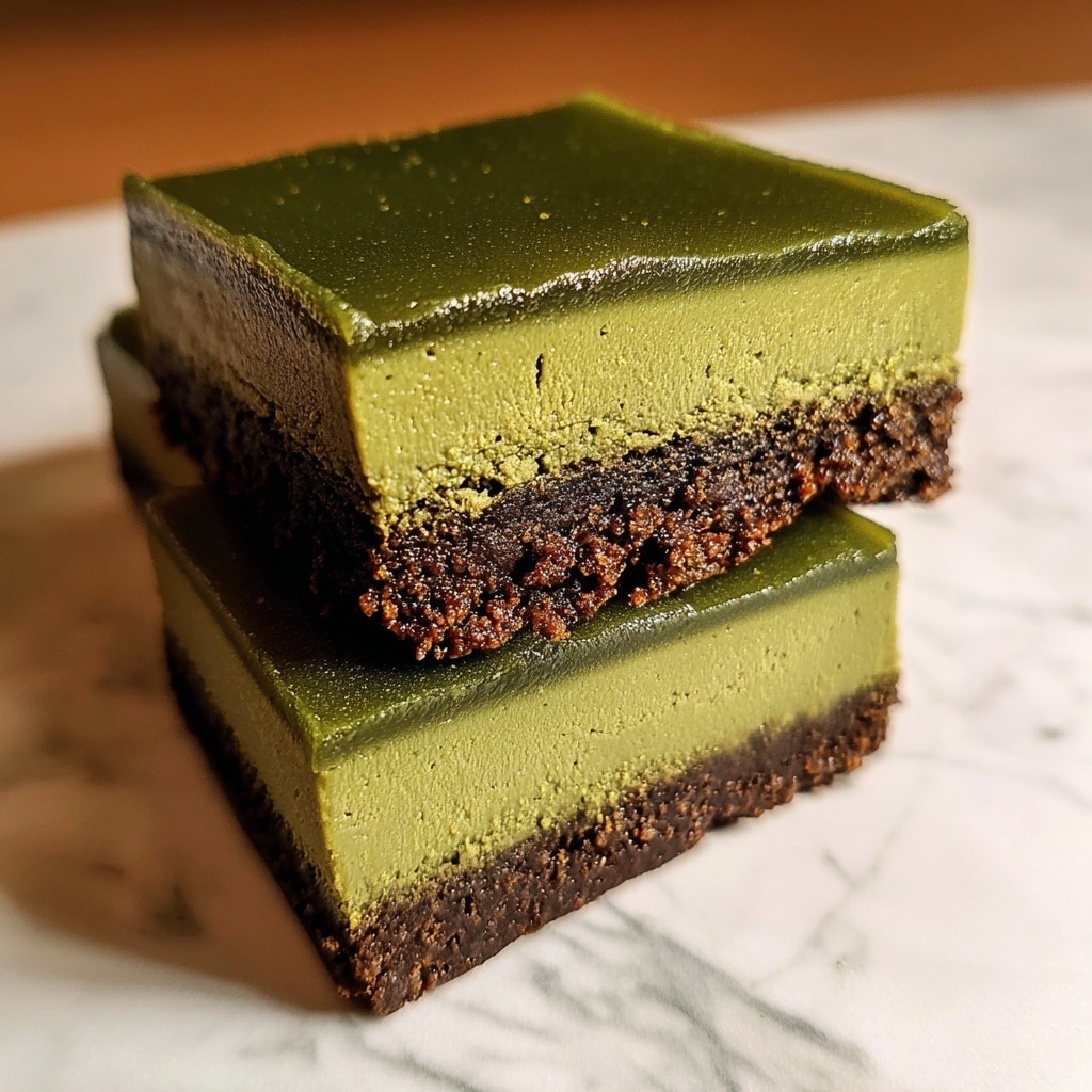 Matcha Brownie Mochi Recipe - Recipe Image