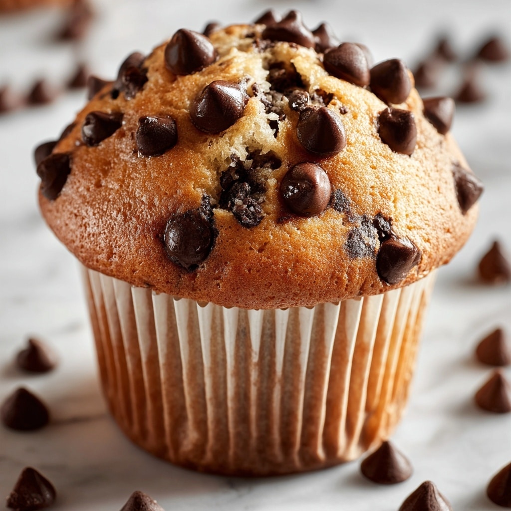 Bakery-Style Chocolate Chip Muffins Recipe - Recipe Image