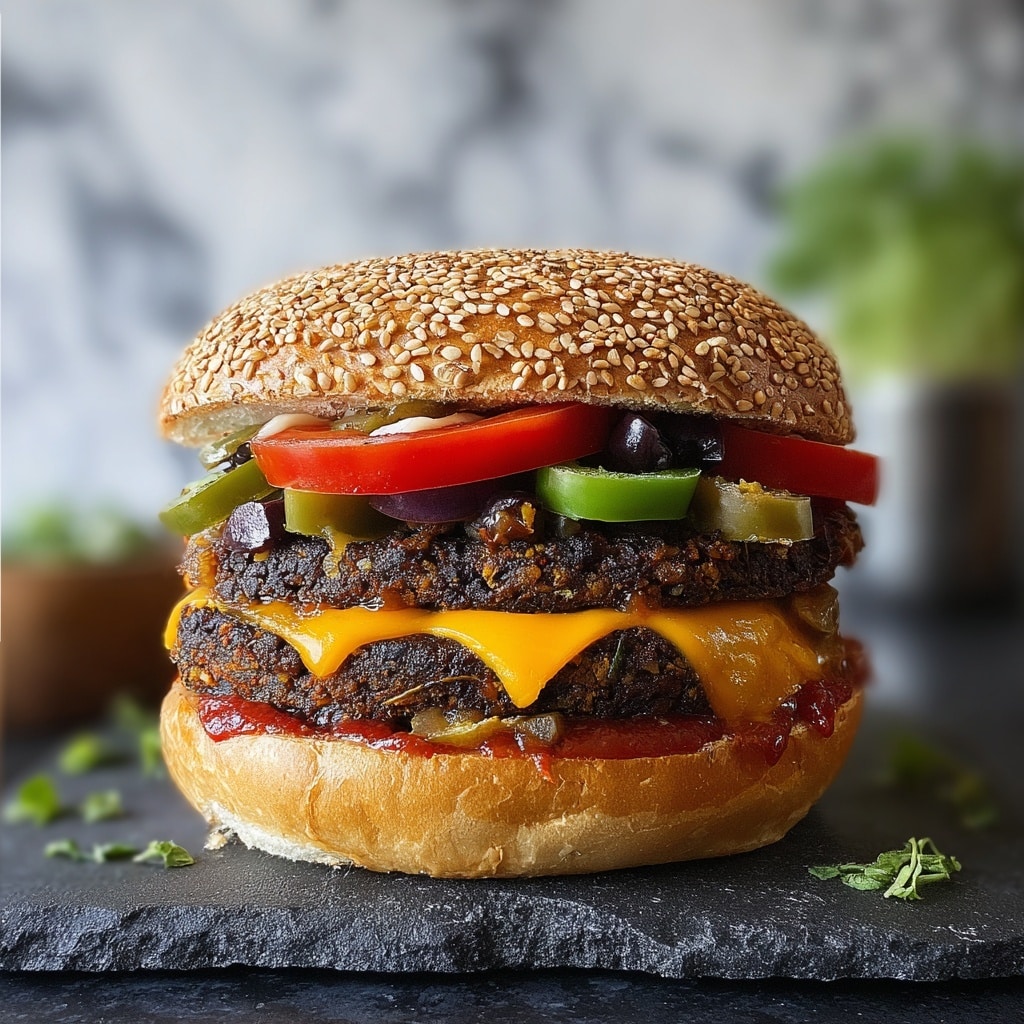 Delicious and Easy Black Bean Burgers Recipe - Recipe Image
