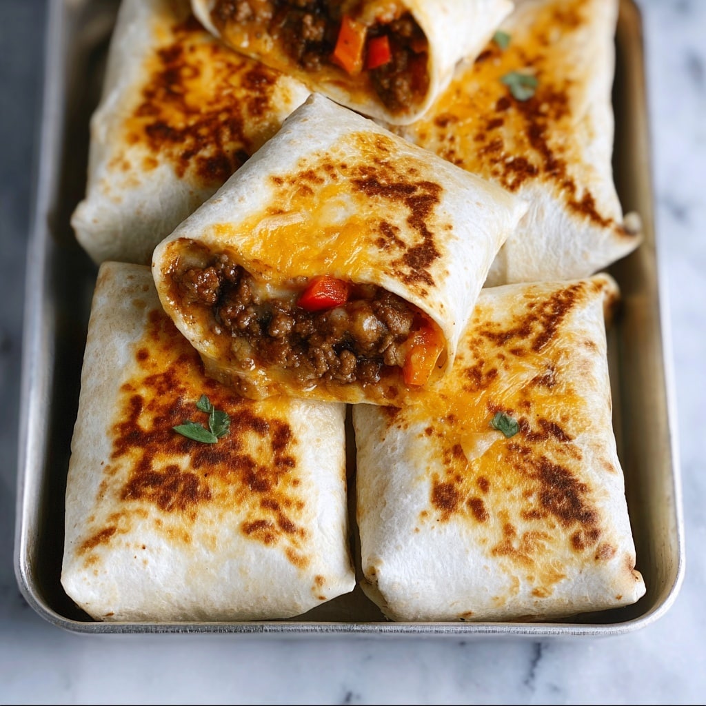 Loaded Cheesy Pocket Tacos Recipe - Recipe Image