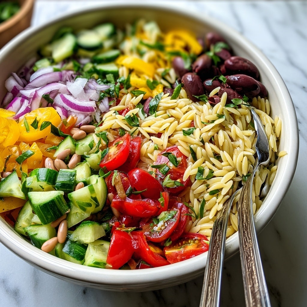 Greek Orzo Salad Recipe - Recipe Image