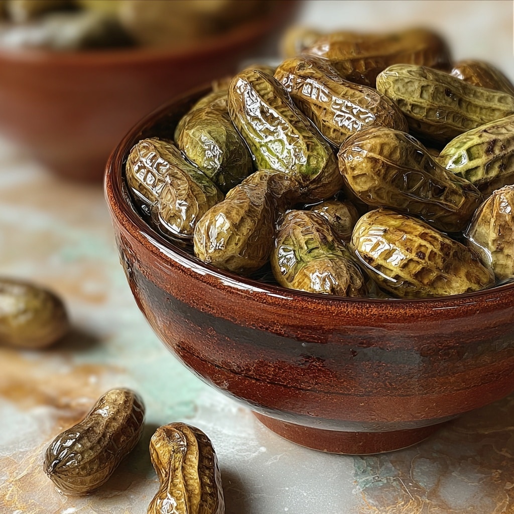 Dill Pickle Boiled Peanuts Recipe - Recipe Image