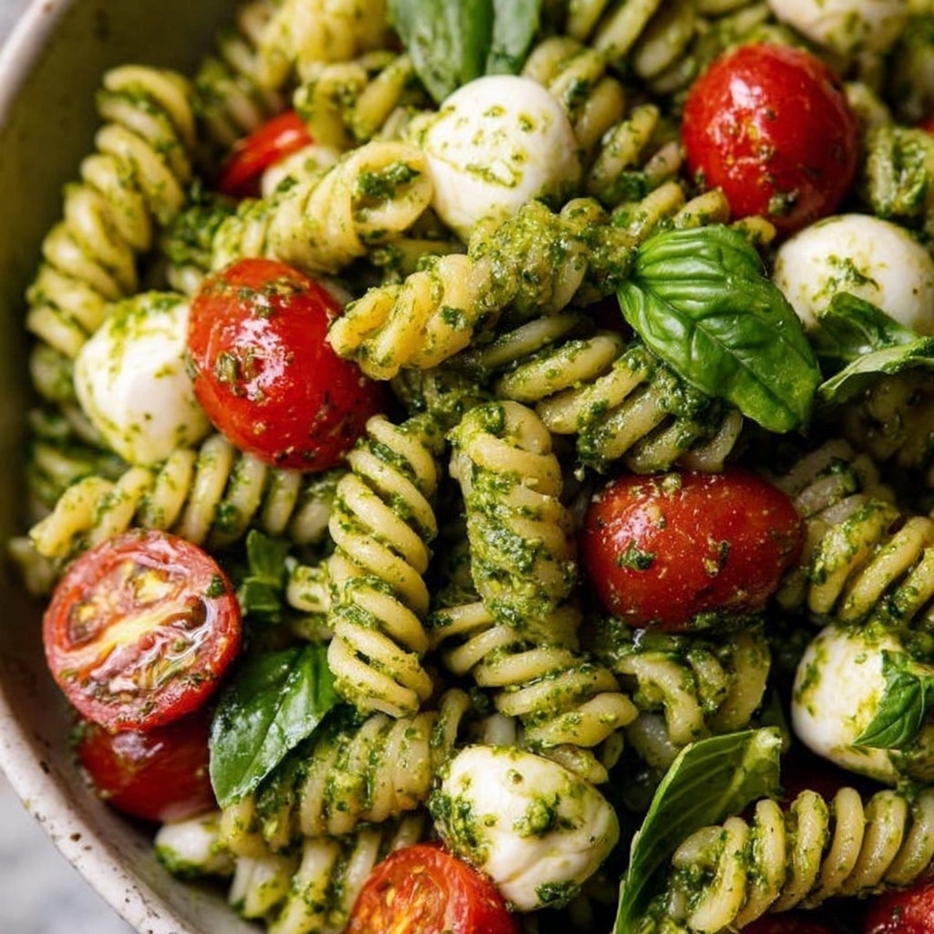 Pesto Pasta Salad Recipe - Recipe Image