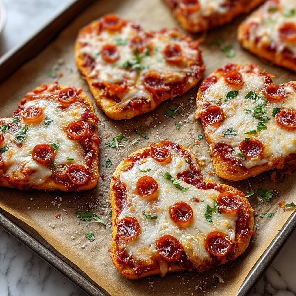 Heart-Shaped Pizzas Recipe - Recipe Image