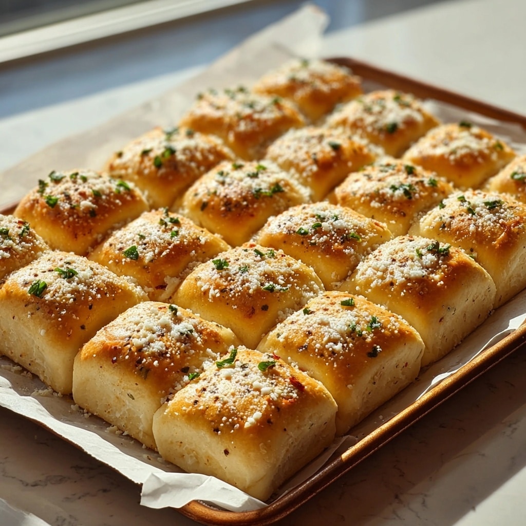 Garlic Parmesan Breadsticks Recipe - Recipe Image