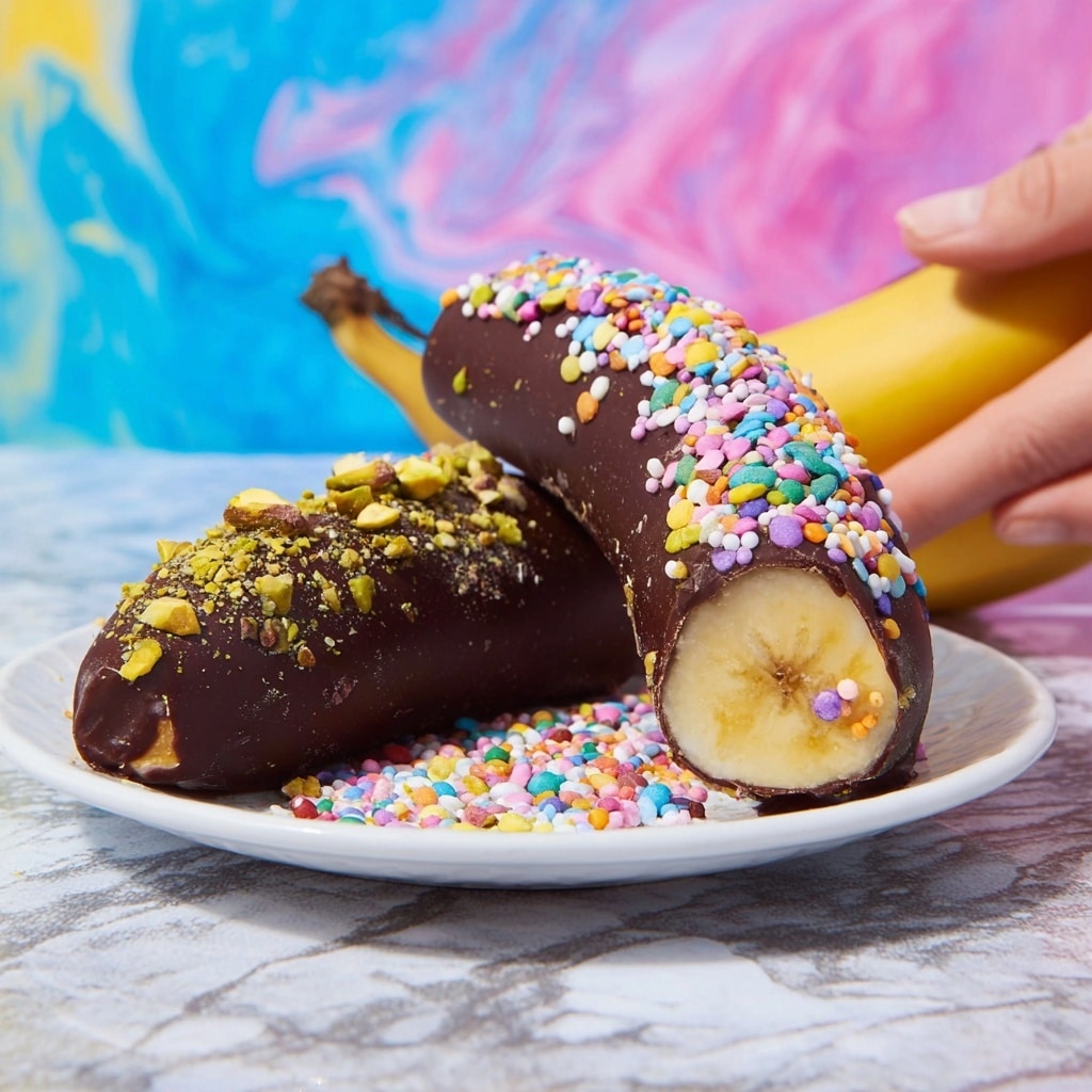 Frozen Chocolate Covered Bananas Recipe - Recipe Image