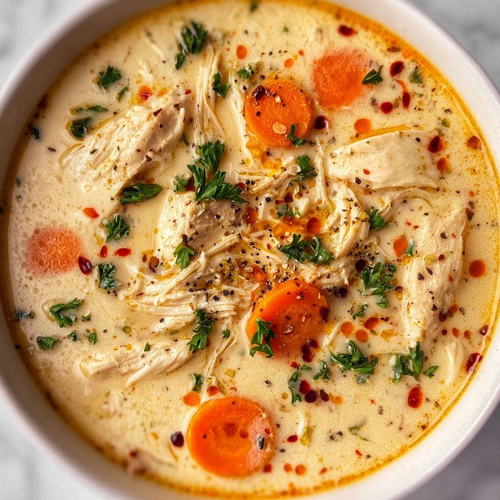 Crockpot Creamy Chicken and Potato Soup Recipe - Recipe Image