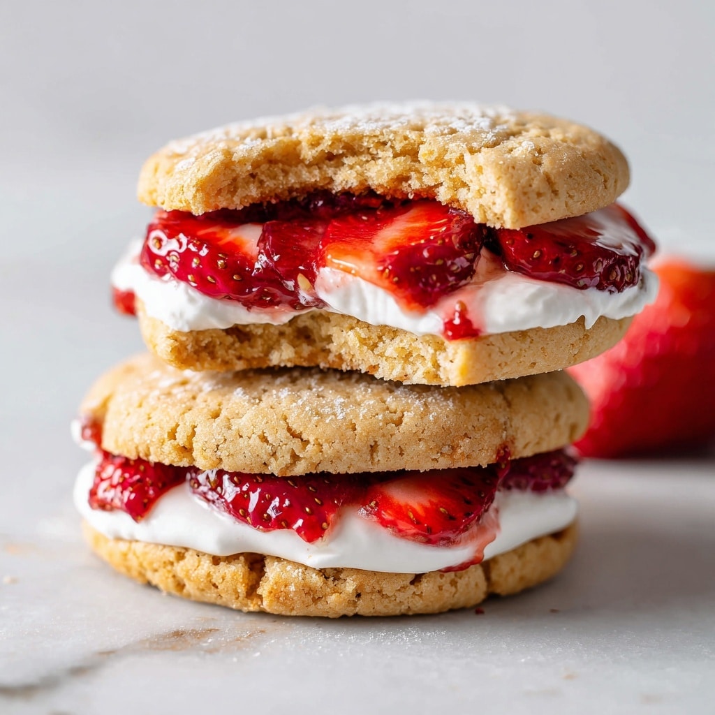 Strawberry Cheesecake Stuffed Cookies Recipe - Recipe Image