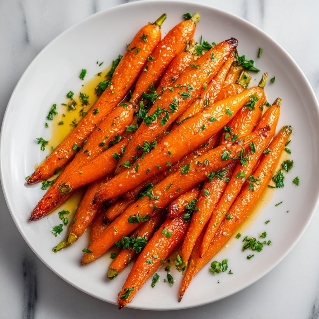Honey Glazed Roasted Carrots with Garlic and Spices Recipe - Recipe Image
