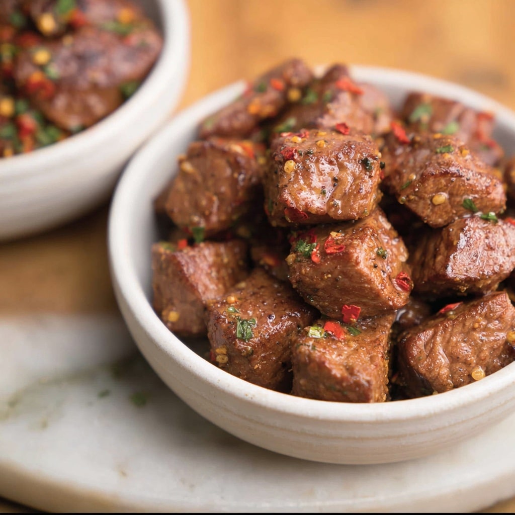 Air Fryer Steak Bites Recipe - Recipe Image