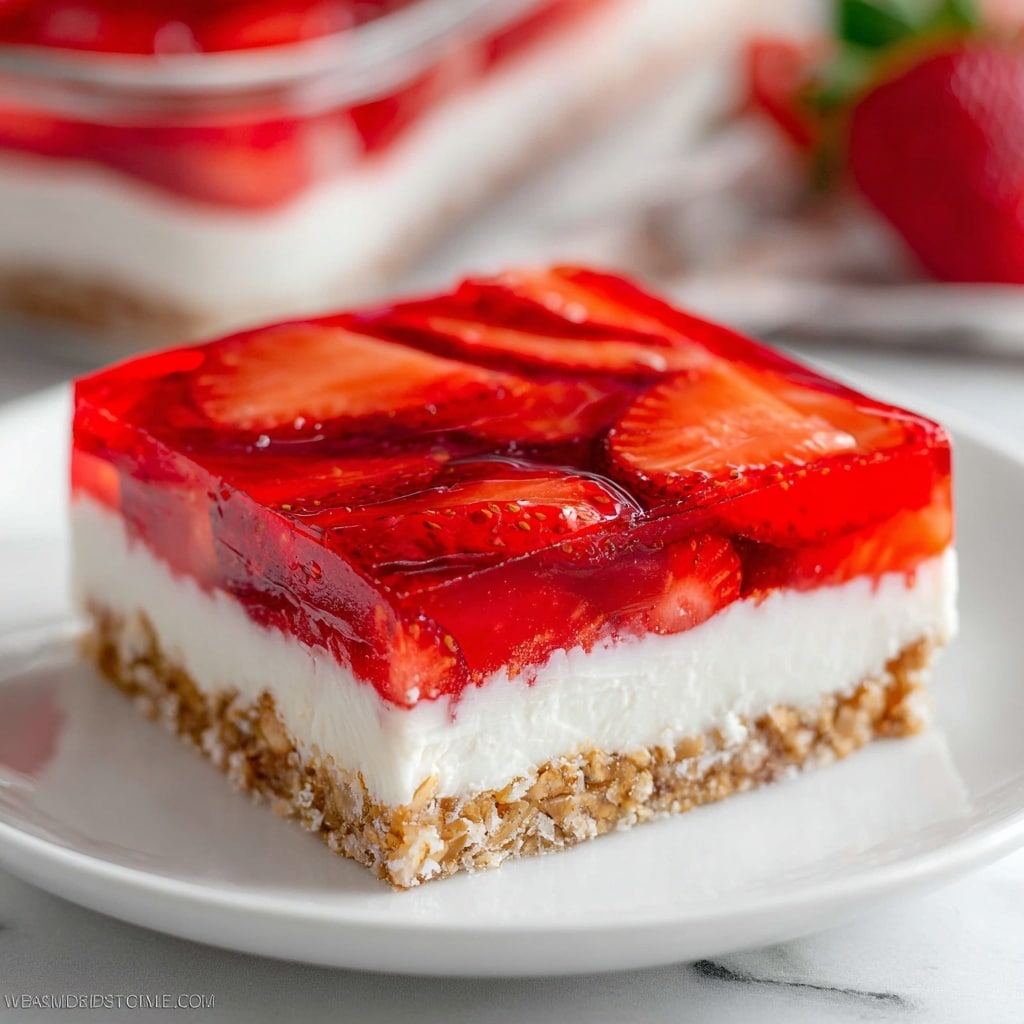 Strawberry Pretzel Salad Recipe - Recipe Image