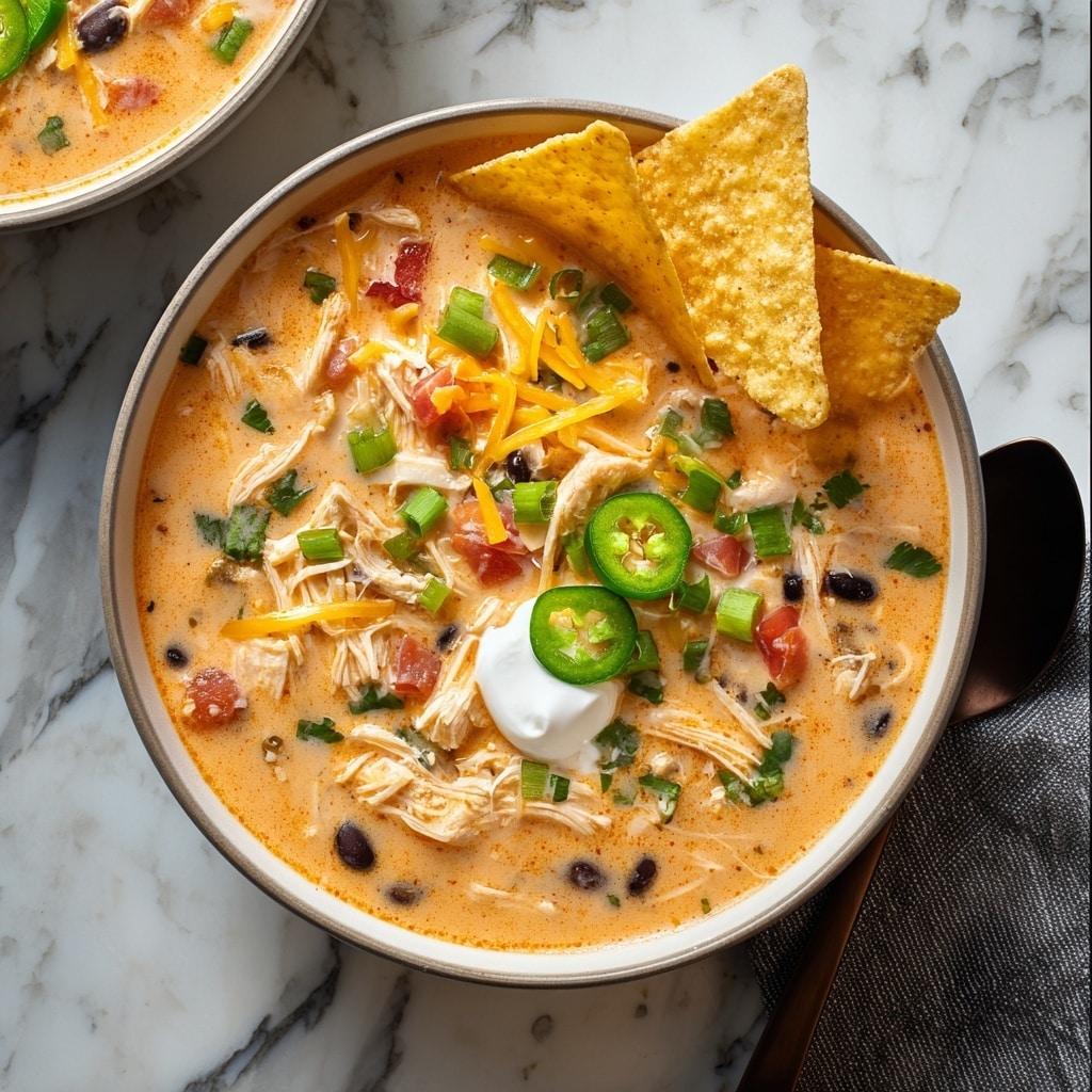 Creamy Chicken Tortilla Soup Recipe - Recipe Image
